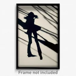 Pixel Art Poster - Distorted Shadow (8 Bit Psychedelic Trippy Video Game Print)