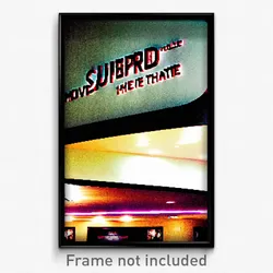 Pixel Art Poster - Superb Movie Theatre (8 Bit Psychedelic Video Game Print)