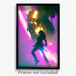 Pixel Art Poster - Thick Remnant (8 Bit Psychedelic Trippy Video Game Print)