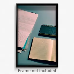 Pixel Art Poster - Hidden Notebook (8 Bit Psychedelic Trippy Video Game Print)