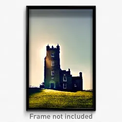 Pixel Art Poster - Coarse Rectory (8 Bit Psychedelic Trippy Video Game Print)