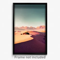 Pixel Art Poster - Imperfect Desert (8 Bit Psychedelic Trippy Video Game Print)