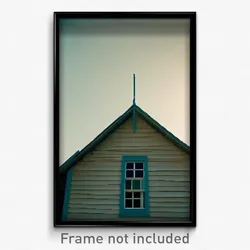 Pixel Art Poster - Vacant Gable (8 Bit Psychedelic Trippy Video Game Print)