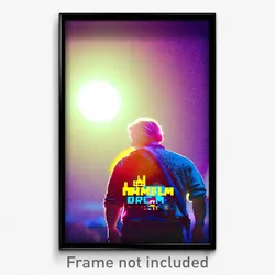 Pixel Art Poster - Humble Dream (8 Bit Psychedelic Trippy Video Game Print)