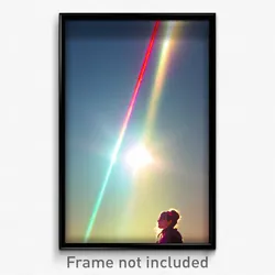 Pixel Art Poster - Imperfect Post (8 Bit Psychedelic Trippy Video Game Print)