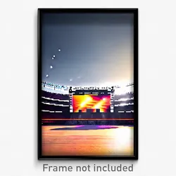 Pixel Art Poster - Gargantuan Arena (8 Bit Psychedelic Trippy Video Game Print)