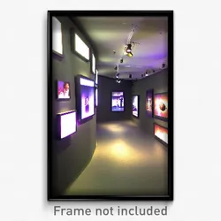 Pixel Art Poster - Bumpy Gallery (8 Bit Psychedelic Trippy Video Game Print)