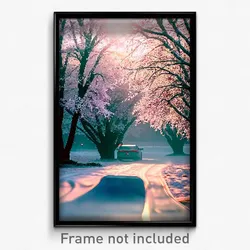 Pixel Art Poster - Frosty Austin (8 Bit Psychedelic Trippy Video Game Print)