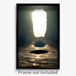 Pixel Art Poster - Stupendous Hole (8 Bit Psychedelic Trippy Video Game Print)