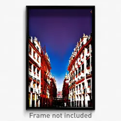 Pixel Art Poster - Dizzying Madrid (8 Bit Psychedelic Trippy Video Game Print)
