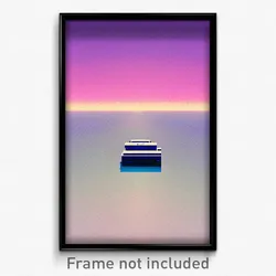 Pixel Art Poster - Simple Berth (8 Bit Psychedelic Trippy Video Game Print)