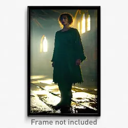 Pixel Art Poster - Damp Friary (8 Bit Psychedelic Trippy Weird Video Game Print)