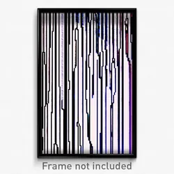 Pixel Art Poster - Complex Wire Frame Protectorate (8 Bit Video Game Print)