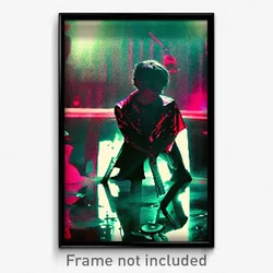 Pixel Art Poster - Grimy Vinyl (8 Bit Psychedelic Trippy Weird Video Game Print)