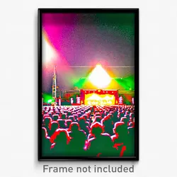 Pixel Art Poster - Uncommon Fest (8 Bit Psychedelic Trippy Video Game Print)