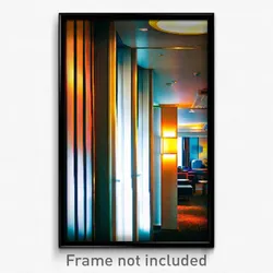 Pixel Art Poster - Conventional Hotel (8 Bit Psychedelic Video Game Print)