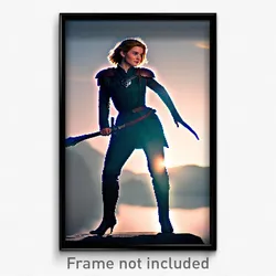 Pixel Art Poster - Graceful Relicry (8 Bit Psychedelic Trippy Video Game Print)