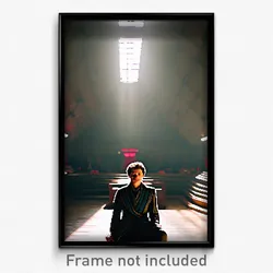 Pixel Art Poster - Unnatural Antechamber (8 Bit Psychedelic Video Game Print)
