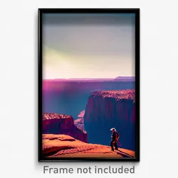 Pixel Art Poster - Stunning Mesa (8 Bit Psychedelic Trippy Video Game Print)