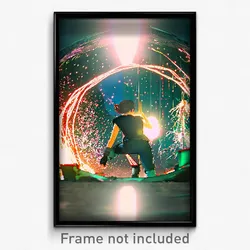 Pixel Art Poster - Showy Dump (8 Bit Psychedelic Trippy Weird Video Game Print)
