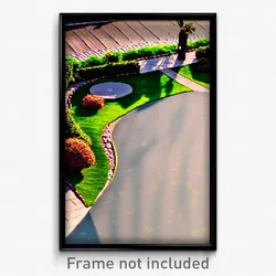 Pixel Art Poster - Giant Yard (8 Bit Psychedelic Trippy Weird Video Game Print)
