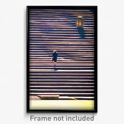 Pixel Art Poster - Vast Stair (8 Bit Psychedelic Trippy Weird Video Game Print)