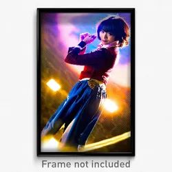 Pixel Art Poster - Esteemed Kame (8 Bit Psychedelic Trippy Video Game Print)
