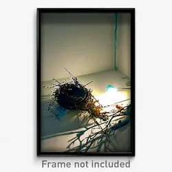 Pixel Art Poster - Unkempt Nest (8 Bit Psychedelic Trippy Video Game Print)
