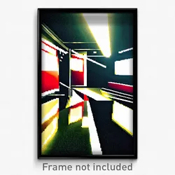 Pixel Art Poster - Glamorous Movie Studio (8 Bit Psychedelic Video Game Print)