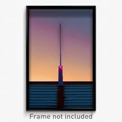Pixel Art Poster - Crazy Gutter (8 Bit Psychedelic Trippy Video Game Print)