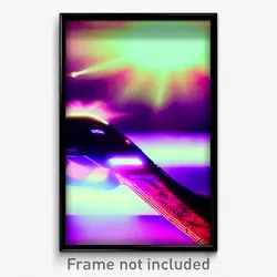 Pixel Art Poster - Agile Dreamscape (8 Bit Psychedelic Trippy Video Game Print)