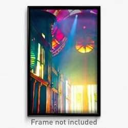 Pixel Art Poster - Vivid Barony (8 Bit Psychedelic Trippy Video Game Print)