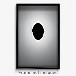 Pixel Art Poster - Simplistic Hole (8 Bit Psychedelic Trippy Video Game Print)