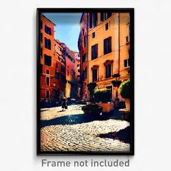 Pixel Art Poster - Admired Rome (8 Bit Psychedelic Trippy Video Game Print)