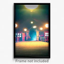Pixel Art Poster - Active Madhouse (8 Bit Psychedelic Trippy Video Game Print)