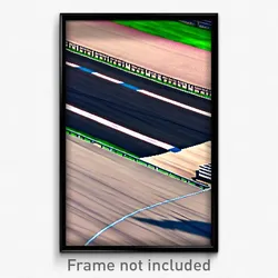 Pixel Art Poster - Flawless Racetrack (8 Bit Psychedelic Video Game Print)