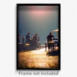 Pixel Art Poster - Negligible Labor Day (8 Bit Psychedelic Video Game Print)