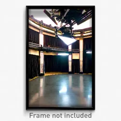 Pixel Art Poster - Giant Movie Studio (8 Bit Psychedelic Video Game Print)