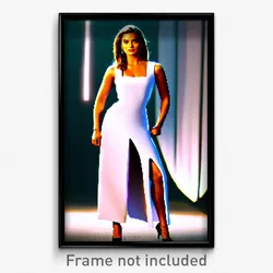 Pixel Art Poster - Stylish Slit (8 Bit Psychedelic Trippy Video Game Print)