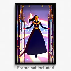 Pixel Art Poster - Elaborate Respite (8 Bit Psychedelic Trippy Video Game Print)