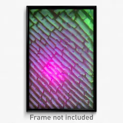 Pixel Art Poster - Wiry Matrix (8 Bit Psychedelic Trippy Weird Video Game Print)