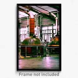 Pixel Art Poster - Rough Brewery (8 Bit Psychedelic Trippy Video Game Print)