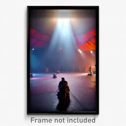 Pixel Art Poster - Wide Bivouac (8 Bit Psychedelic Trippy Video Game Print)