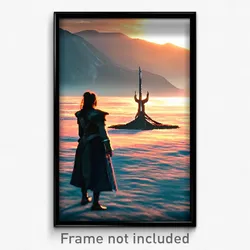 Pixel Art Poster - Long Pike (8 Bit Psychedelic Trippy Weird Video Game Print)
