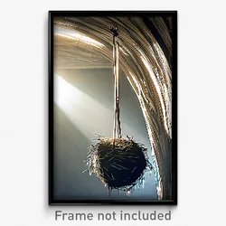 Pixel Art Poster - Gregarious Nest (8 Bit Psychedelic Trippy Video Game Print)