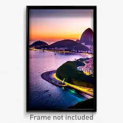Pixel Art Poster - Classic Rio De Janeiro (8 Bit Psychedelic Video Game Print)