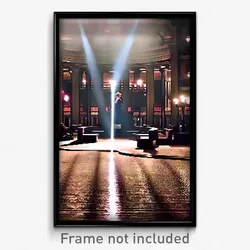Pixel Art Poster - Infamous Commons (8 Bit Psychedelic Trippy Video Game Print)