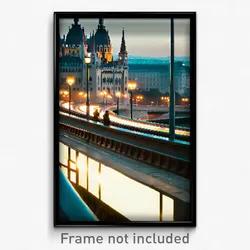 Pixel Art Poster - Familiar Budapest (8 Bit Psychedelic Trippy Video Game Print)