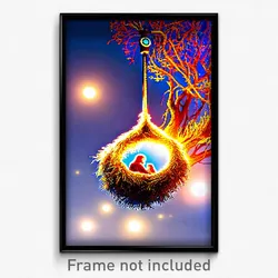 Pixel Art Poster - Impeccable Nest (8 Bit Psychedelic Trippy Video Game Print)