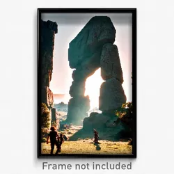 Pixel Art Poster - Remarkable Megalith (8 Bit Psychedelic Video Game Print)